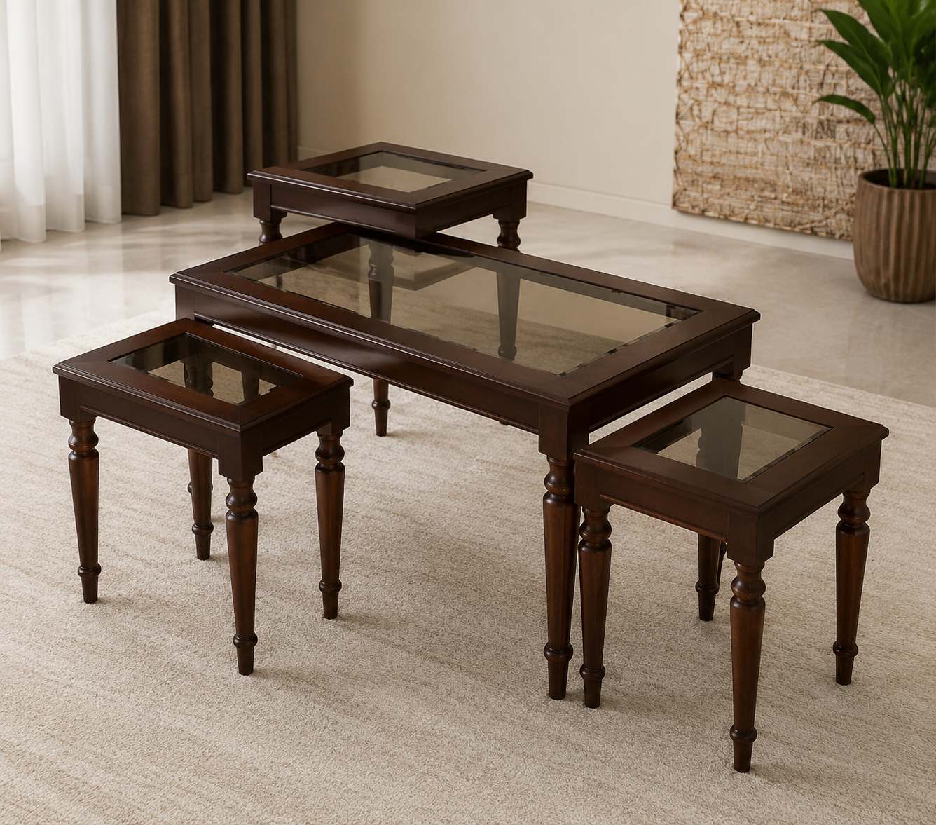 33ddd654-258d-415b-9c1d-87c36614d258 طقم طاولات الهبه - الصورة 1